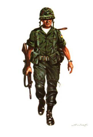 INFANTERIA DE MARINA, UNIFORME CAMPA&Ntilde;A - 1976