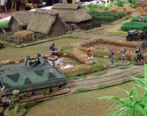 Vietnam. Partida de Wargames.