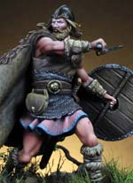 Vikingo en Combate - Escala 54mm