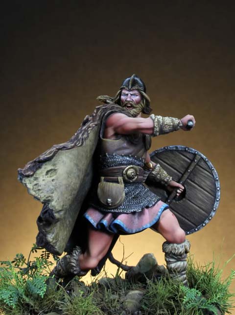 Vikingo en Combate - Escala 54mm