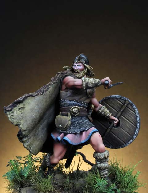 Vikingo en Combate - Escala 54mm