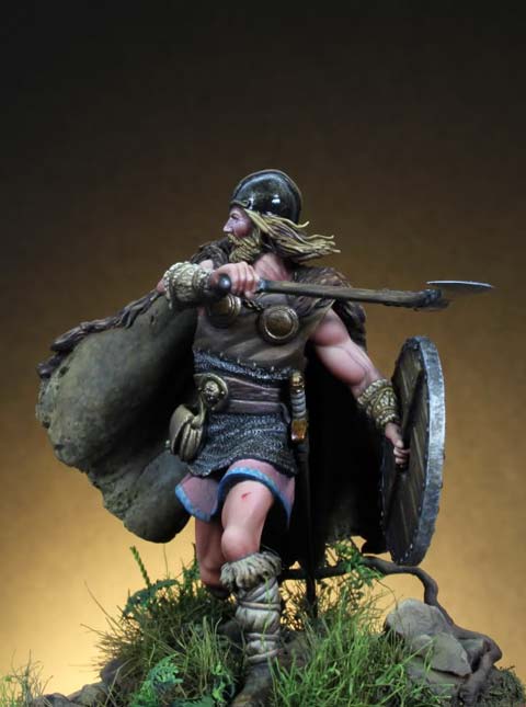 Vikingo en Combate - Escala 54mm