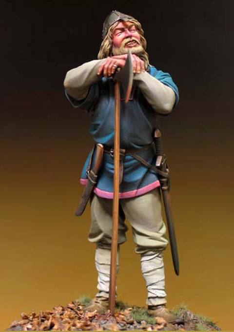 Guerrero Vikingo 10 A.D - 90mm.   