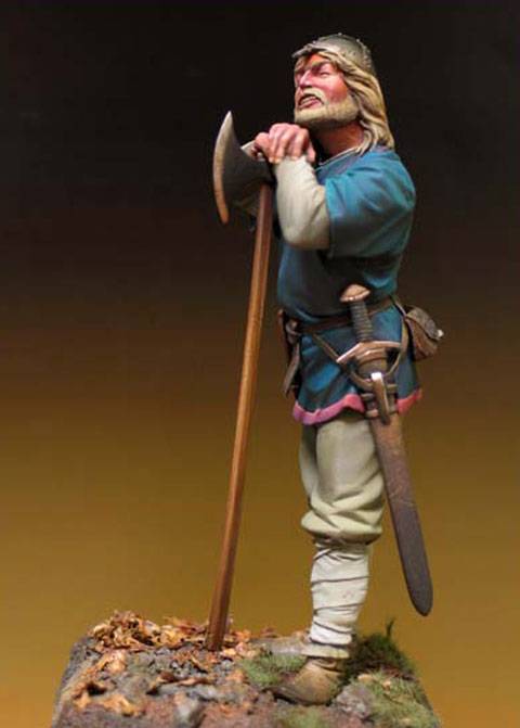 Guerrero Vikingo 10 A.D - 90mm.   