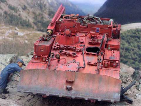 Panzer VT-55 Brigada de Bomberos - Escala 1/35