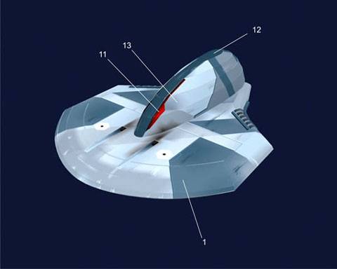 Recortable de Papel del Vulture Droid.  