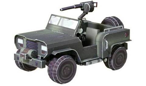 Recortable del Jeep de Warhawk
