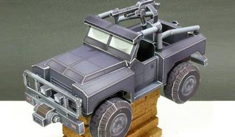 Recortable del Jeep de Warhawk