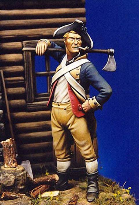Washington Private Rgt. - 54 mm. 