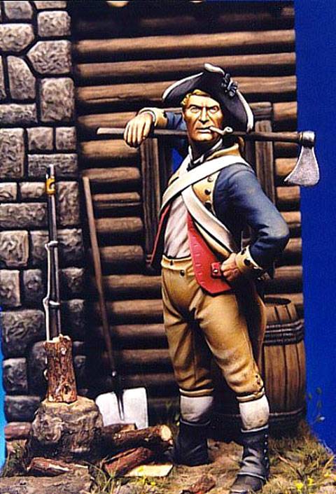 Washington Private Rgt. - 54 mm. 