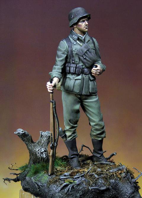 Figura de un soldado alem&aacute;n de la Wehrmacht de la Casa de Miniaturas Pegaso Models