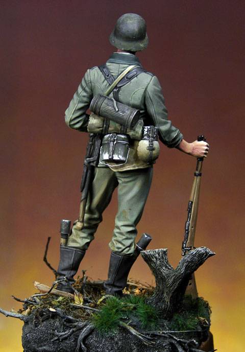 Figura de un soldado alem&aacute;n de la Wehrmacht de la Casa de Miniaturas Pegaso Models