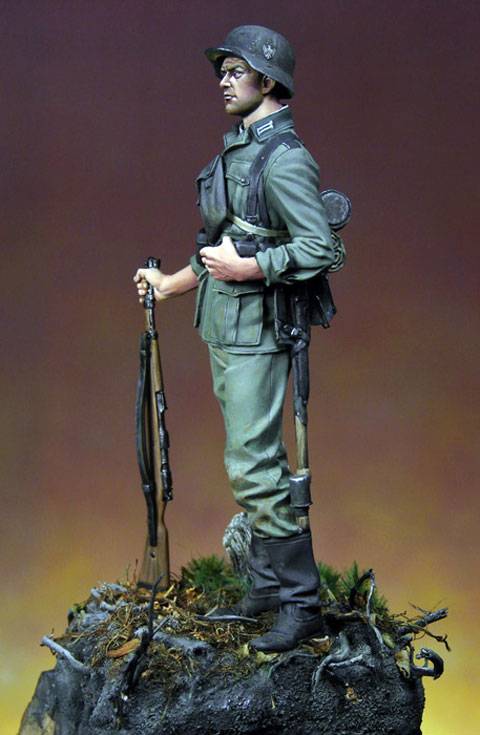 Figura de un soldado alem&aacute;n de la Wehrmacht de la Casa de Miniaturas Pegaso Models