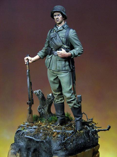 Figura de un soldado alem&aacute;n de la Wehrmacht de la Casa de Miniaturas Pegaso Models