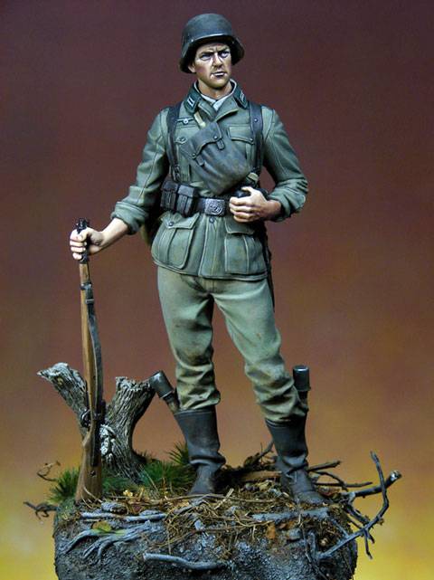 Figura de un soldado alem&aacute;n de la Wehrmacht de la Casa de Miniaturas Pegaso Models