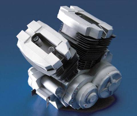 Motor de La nueva Moto de Yamaha, la  MT- 01