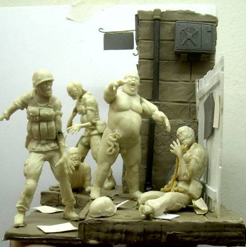 zombies en Resident Evil 2