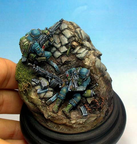 Zuavos en Combate - Escala 28mm